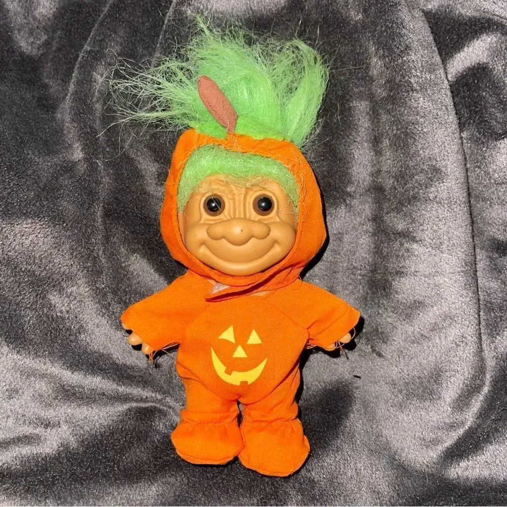 Russ Halloween Jack O Lantern Pumpkin Berrie My Lucky Trolll Original Outfit